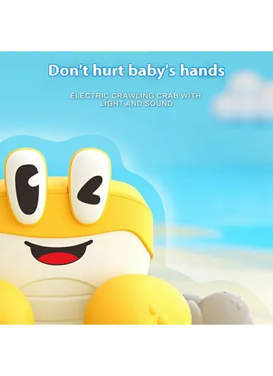 Electric Escape Crabs Electronic Pets Musical Dancing Educational Toddler Moving Toy S-003A - Pink