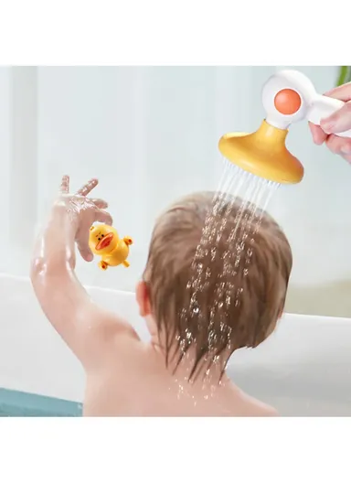 17D Electric Bath Duck Set with Shower Toy Battery Operated Multifunctional Bathtub Playset for Toddlers 