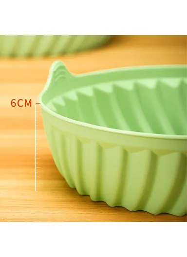 22cm Round Air Fryer Silicone Liner Food-Graded Bakery Pot Non-Stick Reusable Air Fryer Pot BPA-Free, FDA Certified DS11174 - Grey