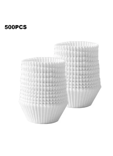 1000Pcs Disposable Cake Paper Cups Baking Muffin Liners Food Grade Cupcake Wrapper (BPA Free, FDA Certified) - XLarge