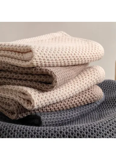 Cotton Kitchen Towel Dishcloth Dish Washing Towel B1522 - Dark Grey