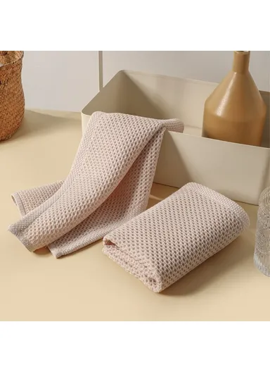 Cotton Kitchen Towel Dishcloth Dish Washing Towel B1522 - Beige