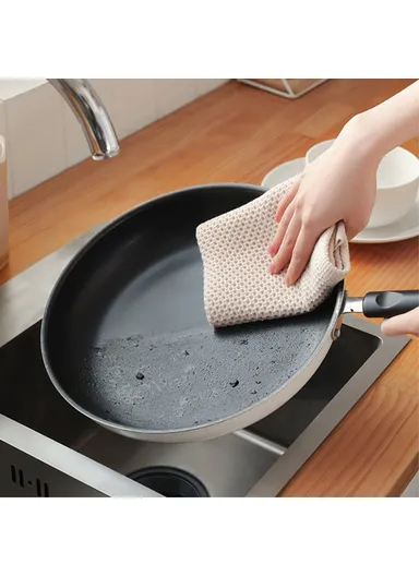 Cotton Kitchen Towel Dishcloth Dish Washing Towel B1522 - Beige