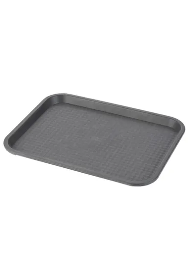 Rectangular Fast Food Tray Hotel Restaurant PP Serving Tray (BPA-Free, No FDA Certified)  45x35cm - Coffee / L