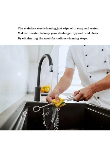 Stainless Steel Poultry Lung Remover Turkey Chicken Gutting Tool (No FDA Certified, BPA-Free)