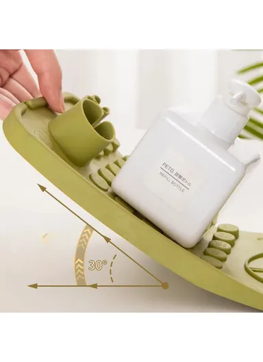 Keyboard Design TPR Sink Mat Draining Pad Countertop Anti Slip Splash Guard for Bathroom Kitchen - Beige