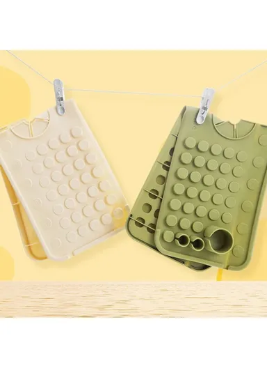 Keyboard Design TPR Sink Mat Draining Pad Countertop Anti Slip Splash Guard for Bathroom Kitchen - Green