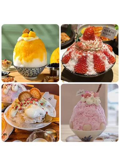 Manual Ice Shaver Snow Cone Machine Hand Crank Shaved Ice Maker with 2 Ice Bowl + 4 Ice Trays (BPA Free, No FDA)