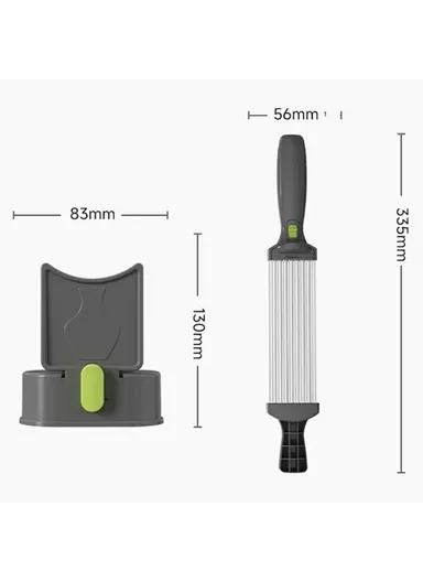 Manual Meat Slicer for Beef Pork Lamb Stainless Steel Meat Shredder Kitchen Gadget - Black
