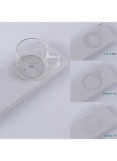 4Pcs Diatomite Absorbent Coasters Kitchen Soap Dish Liquid Dispenser Holder Plant Pot Drying Mat - Dark Grey