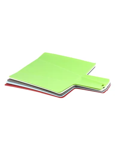2Pcs Foldable Cutting Board PP Shovel Shape Non-slip Chopping Board (BPA Free, No FDA) - Red