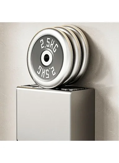 D02 Knife Block Organizer Countertop, Wall Mounted Kitchen Utensil Holder Cutlery Storage Rack Fork Spoon Stand - White