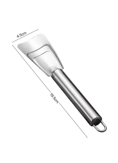 Refrigerator Ice Scraper Stainless Steel Thickened Kitchen Grease Removal Cleaning Tool (No FDA, BPA-Free)