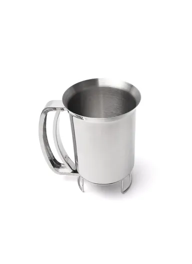 Handheld Stainless Steel Batter Dispenser 900ml Cupcake Batter Funnel Mixing Batter Separator (No FDA) - Siver