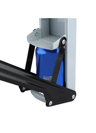 Wall Mounted Home Dispensing Can Crusher Beer &amp; Soda Cans Smasher Bottle, Crushing Recycling Tool with Built-In Bottle Opener - Grey