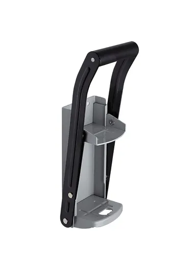 Wall Mounted Home Dispensing Can Crusher Beer &amp; Soda Cans Smasher Bottle, Crushing Recycling Tool with Built-In Bottle Opener - Grey