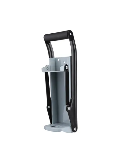 Wall Mounted Home Dispensing Can Crusher Beer &amp; Soda Cans Smasher Bottle, Crushing Recycling Tool with Built-In Bottle Opener - Grey