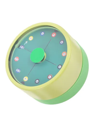 Stainless Steel Kitchen Timer Mechanical Countdown Clock with Magnetic Base for Baking &amp; Time Management - Green