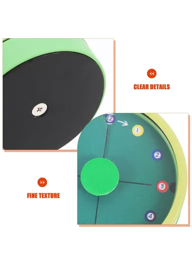 Stainless Steel Kitchen Timer Mechanical Countdown Clock with Magnetic Base for Baking &amp; Time Management - Green