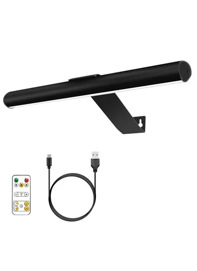 32cm Oval Magnetic Bathroom Mirror Light 3 Color Temperatures Picture Lamp with Remote