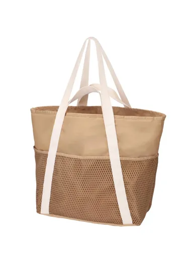 Waterproof Beach Bag Travel Swimming Tote Anti Sand Carry for Outdoor, Vacation &amp; Pool - Brown