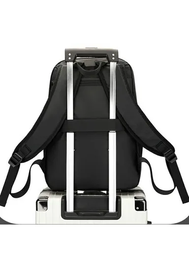 Business Backpack Large Capacity Laptop Bag Casual School Bookbag Commuter Daypack 3428 - Grey