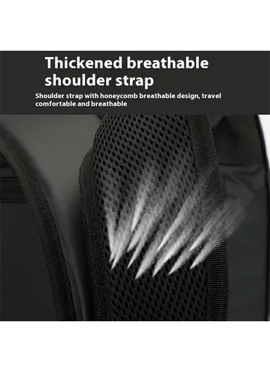 Business Backpack Large Capacity Laptop Bag Casual School Bookbag Commuter Daypack 3428 - Dark Blue