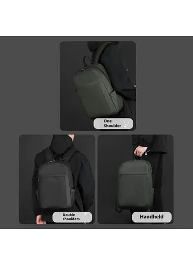 Business Backpack Large Capacity Laptop Bag Casual School Bookbag Commuter Daypack 3428 - Dark Blue