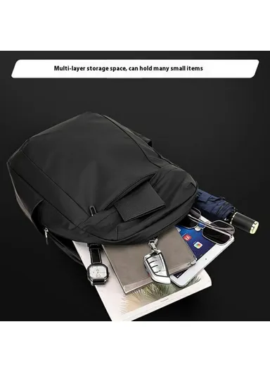 Business Backpack Large Capacity Laptop Bag Casual School Bookbag Commuter Daypack 3428 - Army Green