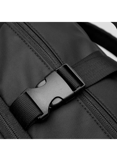 Travel Backpack Business Laptop Daypack 900D Fabric Students Double Shoulder Bag 1328 - Black