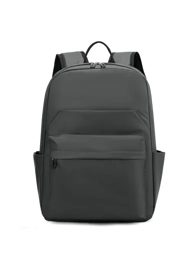 Men Backpack Business Casual Daypack Outdoor Travel Waterproof Double Shoulder Bag 3425 - Grey