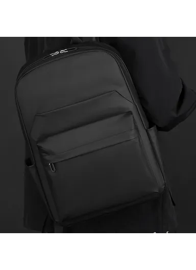 Men Backpack Business Casual Daypack Outdoor Travel Waterproof Double Shoulder Bag 3425 - Grey