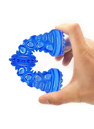 Durable Molar Stick Teeth Cleaning Chew Toy for Pet Dog, Large - Blue