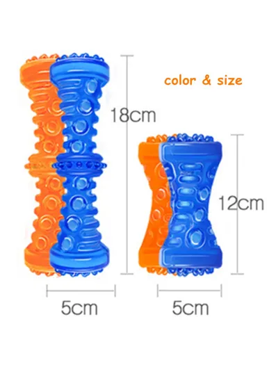 Durable Molar Stick Teeth Cleaning Chew Toy for Pet Dog, Large - Blue