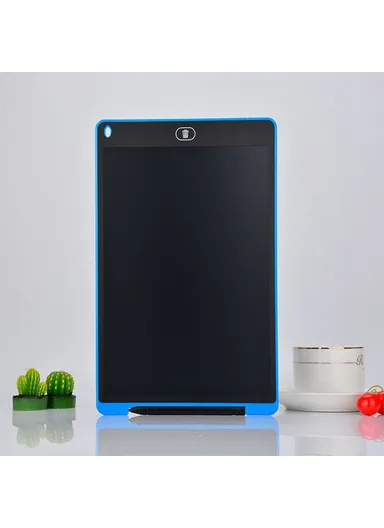 12" LCD Writing Tablet Erasable Drawing Tablet Portable Drawing Pad One-Click Erase with Lock Button for Kids Learning Gift Creative Toy - Red / Single Color Screen