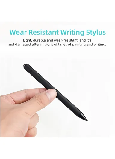 12" LCD Writing Tablet Erasable Drawing Tablet Portable Drawing Pad One-Click Erase with Lock Button for Kids Learning Gift Creative Toy - Green / Color Screen