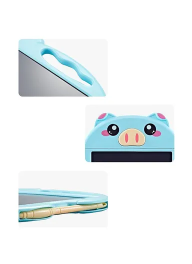 9-inch Writing Tablet Drawing Pad Handwriting Writing Board  for Children Kids Office, Home, School - Rabbit/Pink