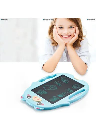 9-inch Writing Tablet Drawing Pad Handwriting Writing Board  for Children Kids Office, Home, School - Rabbit/Pink