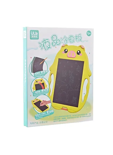 9-inch Writing Tablet Drawing Pad Handwriting Writing Board  for Children Kids Office, Home, School - Rabbit/Pink