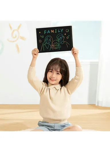 13.5-inch LCD Small Blackboard Kids Doodle Handwriting Board, Colorful Version