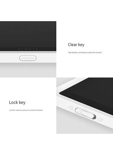 13.5-inch LCD Small Blackboard Kids Doodle Handwriting Board, Colorful Version