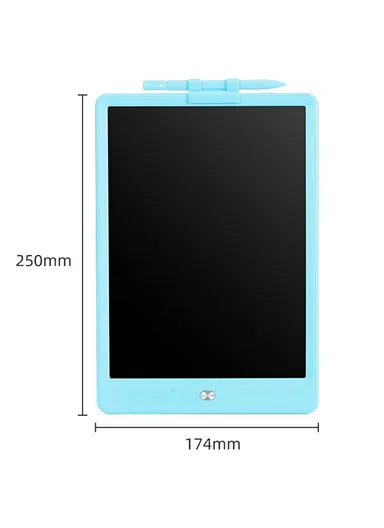 10" LCD Handwriting Board Color Drawing Writing Graffiti Memo Pad with Pen - Baby Blue