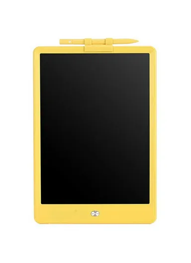 10" LCD Handwriting Board Color Drawing Writing Graffiti Memo Pad with Pen - Yellow