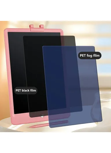 10" LCD Handwriting Board Color Drawing Writing Graffiti Memo Pad with Pen - Yellow