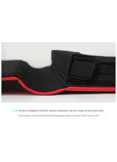 PU Leather Cover Photo Album 6 Inch Photos 500 Capacity Inserts Storage Book - Crocodile Texture / Blue