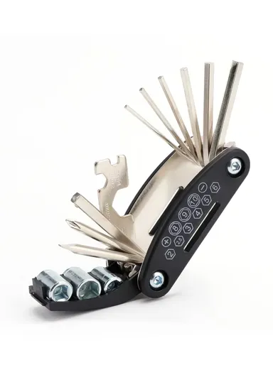 16-in-1 Allen Screwdriver Kit Precision Cycling Mechanic Repair Tool for Bike Motorcycle Tire - 1Pc