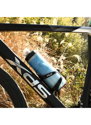 Insulated Cycling Water Bottle Fluorescent Squeeze Sport Bottle (BPA-Free, No FDA) - Simple Lines