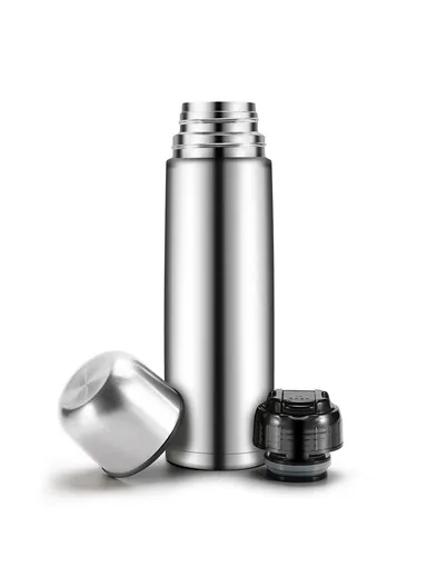 750ml Stainless Steel Vacuum Insulated Kettle Thermal Water Bottle for Travel Outdoor (BPA Free, No FDA)