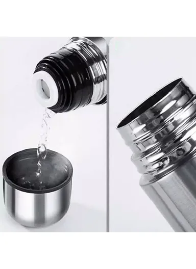 500ml Stainless Steel Vacuum Insulated Kettle Thermal Water Bottle for Travel Outdoor (BPA Free, No FDA)