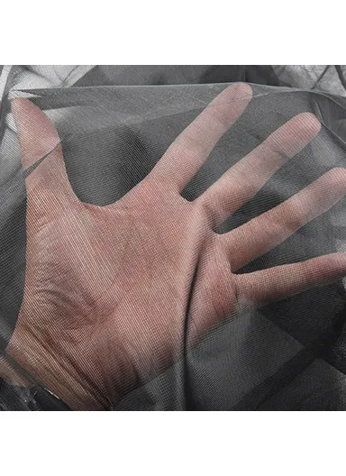 Drawstring Mesh Laundry Storage Bag Litter Pouch Multifunction Fishing Net Easy Folding for Travelling Camping Hiking - Black / XXL 